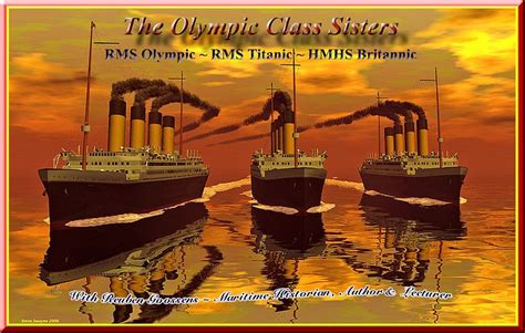 RMS Olympic RMS Titanic HMHS Britannic