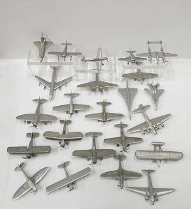 Danbury Mint Pewter Airplane Collection