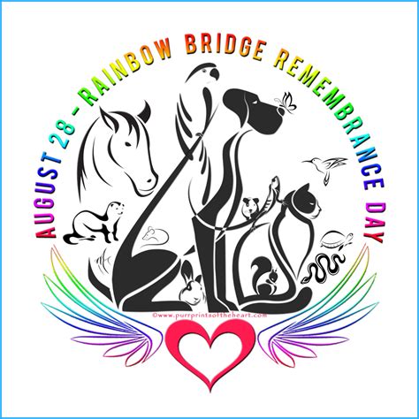 Rainbow Bridge Remembrance Day, Today, August 28th: Pet