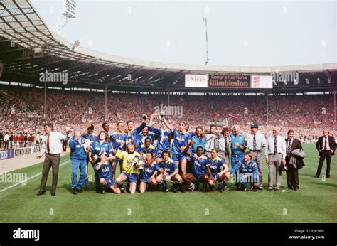 Wimbledon v Liverpool FA Cup Final 1988 at Wembley Stadium, London ...