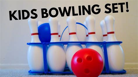 KIDS BOWLING SET! | Stats XXL Giant Bowling Set with Carrying Case Review - YouTube