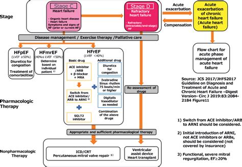 Treatment algorithm for heart failure | Download Scientific Diagram