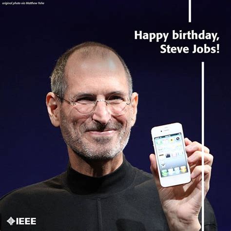 Steve Jobs's Birthday Celebration | HappyBday.to