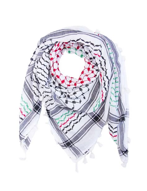 Hirbawi® Kufiya Handmade in Palestine - Palestine Flag