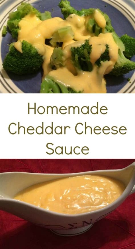 Homemade Cheddar Cheese Sauce - My Windowsill