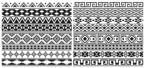 Mayan Border Patterns