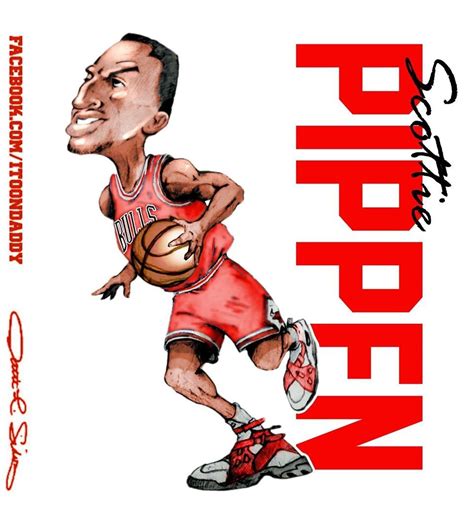 Scottie Pippen : Legendary Chicago Bulls Small Forward ( Itoondaddy ) | Nba art, Chicago bulls ...