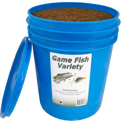 Natural Waterscapes Game Fish Food Variety | Pond & Lake Floating Pellets | 22 lb | For Bass ...