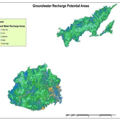 Potential Groundwater Recharge Zones across Viti Levu and Vanua Levu... | Download Scientific ...