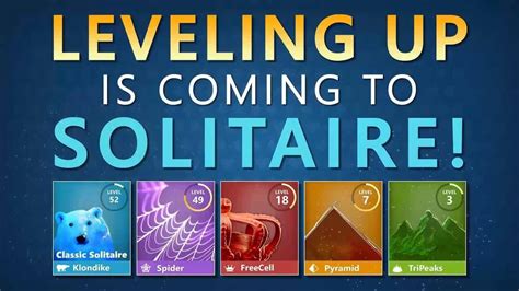 Microsoft Solitaire gets new leveling system with XP points and rewards