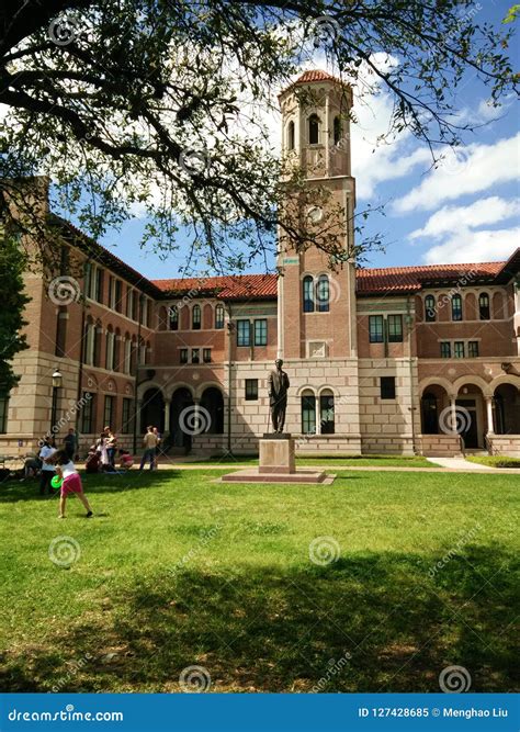 Campus Life in Rice University,Houston Editorial Image - Image of rice ...