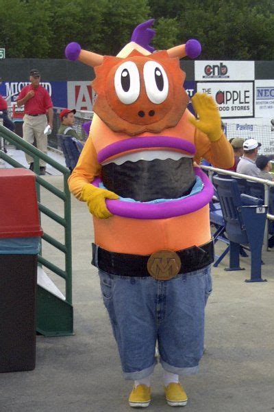 Trash Monster, Portland Sea Dogs mascot; AA Eastern League | Mascot ...