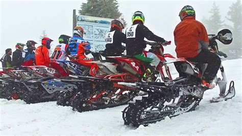 Championship Snow Bike Race 2017 - Bogus Basin - YouTube