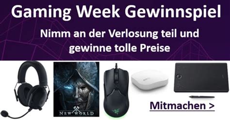 Amazon Gaming Week Gewinnspiel: Viele Preise winken