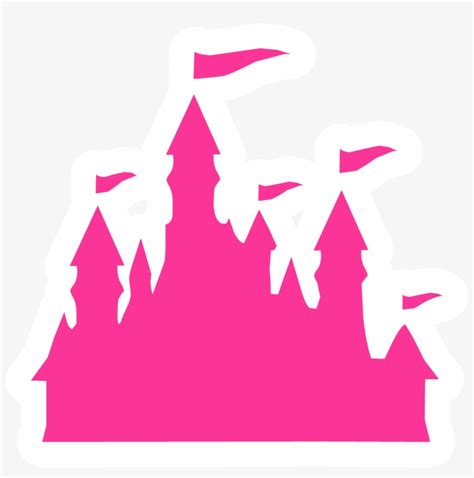 Pink Mystery Pin - Pink Disney Castle Png PNG Image | Transparent PNG Free Download on SeekPNG