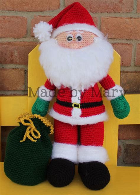 PDF Pattern: Santa Claus crochet Pattern Only, Not Actual Doll Crochet ...