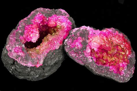 Wholesale Box: 2 - 3" Dyed (Pink) Quartz Geodes - 100 Pieces For Sale (#77242) - FossilEra.com