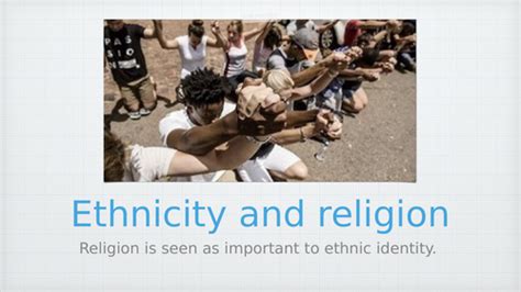 Ethnicity and Religion | Teaching Resources