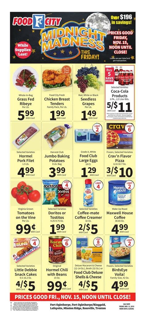 Food City Weekly Ad Nov 13 – Nov 19, 2019