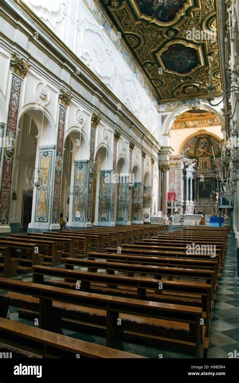 The Cathedral Duomo of Amalfi, interior, Costiera Amalfitana, Amalfi ...