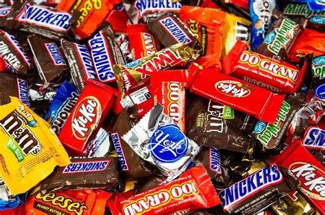 8.0lb Bulk Individually Wrapped Fun Size Chocolate Candy for Halloween ...