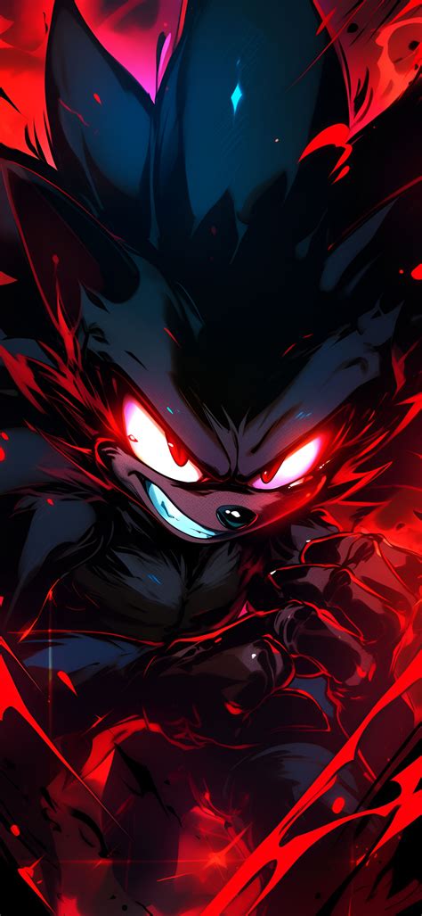 Shadow the Hedgehog Black & Red Wallpapers iPhone & Android