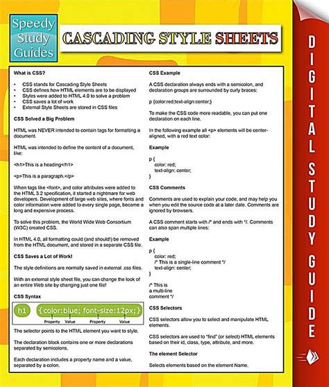 Cascading Style Sheet Pdf - renewprep