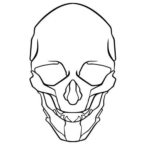 Skull Mascot Vector Art PNG, Skull Head Vector Mascot Logo, Skull ...