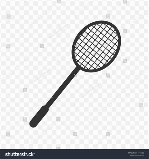 Transparent Badminton Rackets Icon Png Vector Stock Vector (Royalty ...