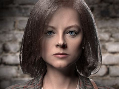 Aprianto Njiau - Agent Clarice Starling (Jodie Foster) Likeness - The Silence of The Lambs