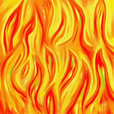 Abstract flames. Artistic abstract flames of fire paint effect textured ...