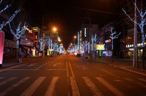 Free Images : light, road, traffic, street, town, city, cityscape, downtown, dusk, evening ...