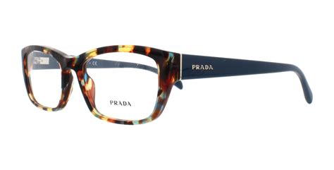 PRADA Eyeglasses PR18OV NAG1O1 Havana Spotted Blue 52MM | eBay