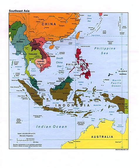 Political Map Of Southeast Asia 2007 Maps Of Southeast Asia Maps ...