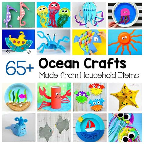 Ocean Crafts for Kids Made from Common Materials Around the House ...