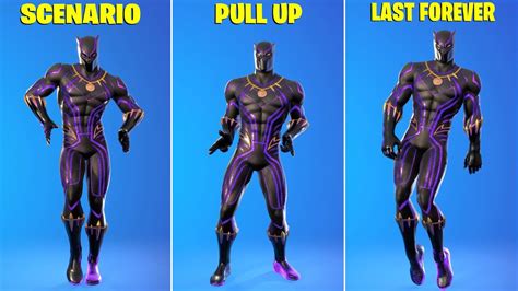 Fortnite BLACK PANTHER Skin With Best Dances & Emotes! - YouTube