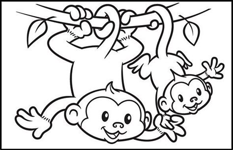 Baby Monkey Coloring Pages ~ COLORING PAGES WORLD