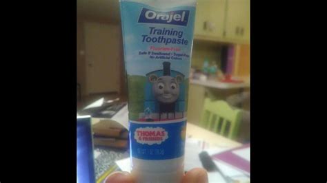 Thomas and Friends Orajel Training Toothpaste - YouTube