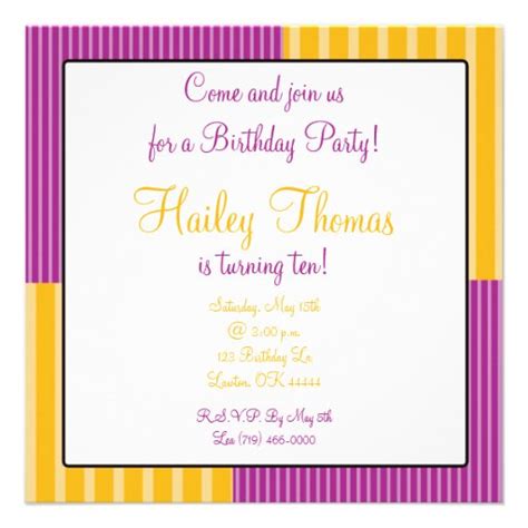 Come and join us for a Birthday ... 5.25x5.25 Square Paper Invitation Card | Zazzle