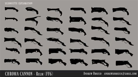 ArtStation - Chroma Cannon - Hand Cannon Concept for Relm (FF6), Andrew Orozco | Hand cannon ...