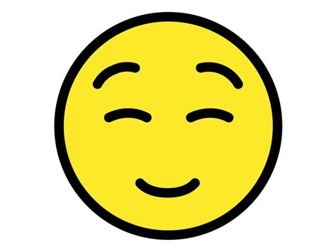 Smiling Face Emoji Icon PNG vector in SVG, PDF, AI, CDR format