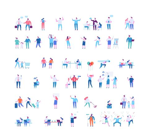 Premium Vector | Tiny people vector bundle