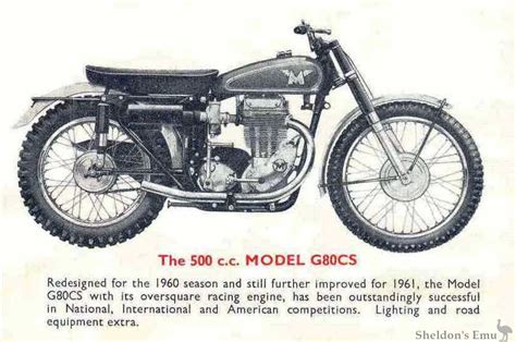 Matchless G80CS 500cc 1961