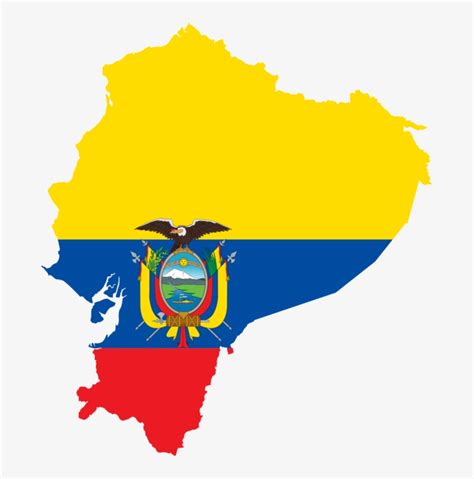 Flag Of Ecuador National Flag Map - Ecuador Flag And Map Transparent PNG - 677x750 - Free ...