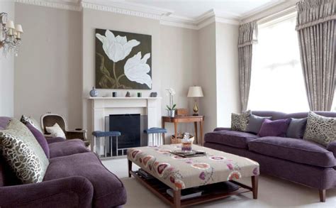 How To Match A Purple Sofa To Your Living Room Décor | Purple living room furniture, Living room ...