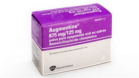 AUGMENTINE 875 mg/125 mg POLVO PARA SUSPENSION ORAL EN SOBRES , 30 sobres