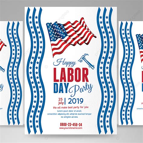 Labor Day Flyer Template Template Download on Pngtree