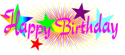 Clipart - Happy Birthday