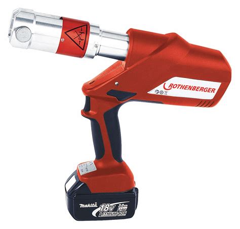 ROTHENBERGER Cordless 12-Ton Crimping Tool: 18 V DC - 5MLV7|16102 - Grainger