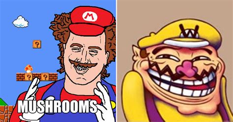 Mario Meme Template